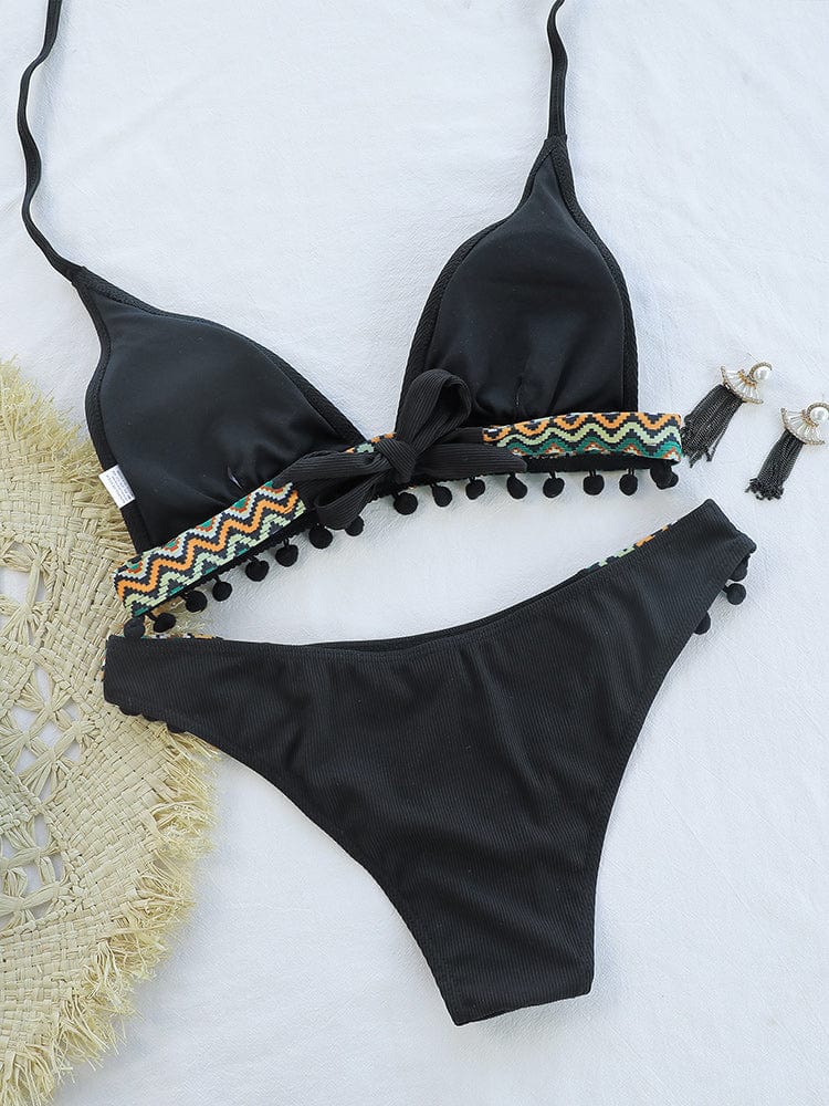 Bikini kąpielowe z ozdobnymi frędzlami - Image 6