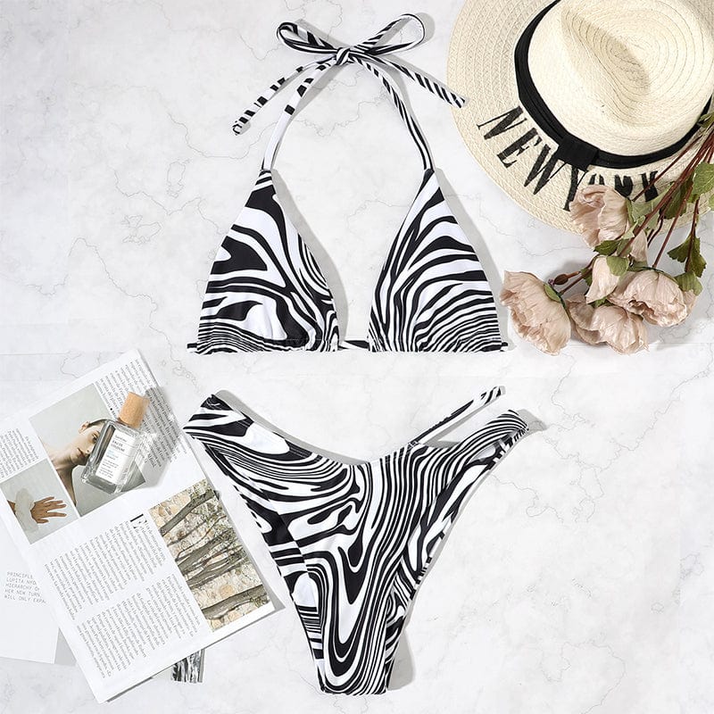 Bikini dwuczęściowe z podwójnym paskiem - Image 2