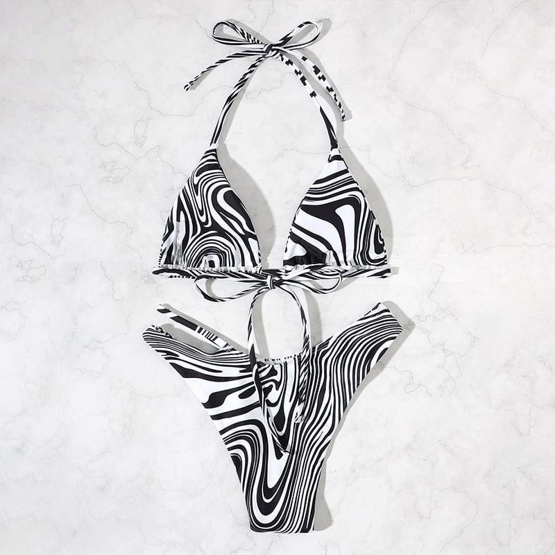 Bikini dwuczęściowe z podwójnym paskiem - Image 3