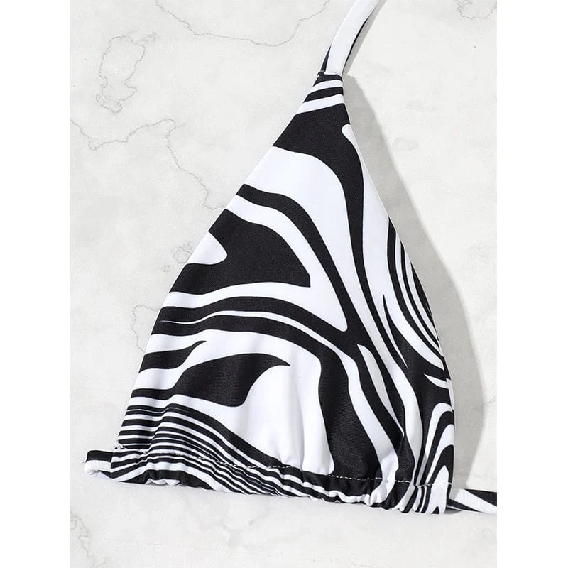 Bikini dwuczęściowe z podwójnym paskiem - Image 4