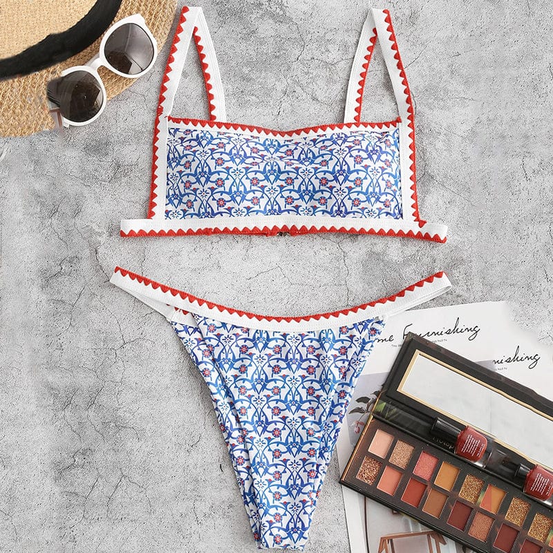 Bikini vintage z regulowanymi ramiączkami - Image 4