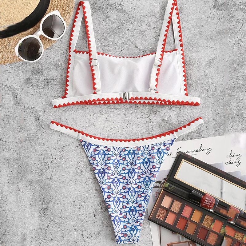 Bikini vintage z regulowanymi ramiączkami - Image 5