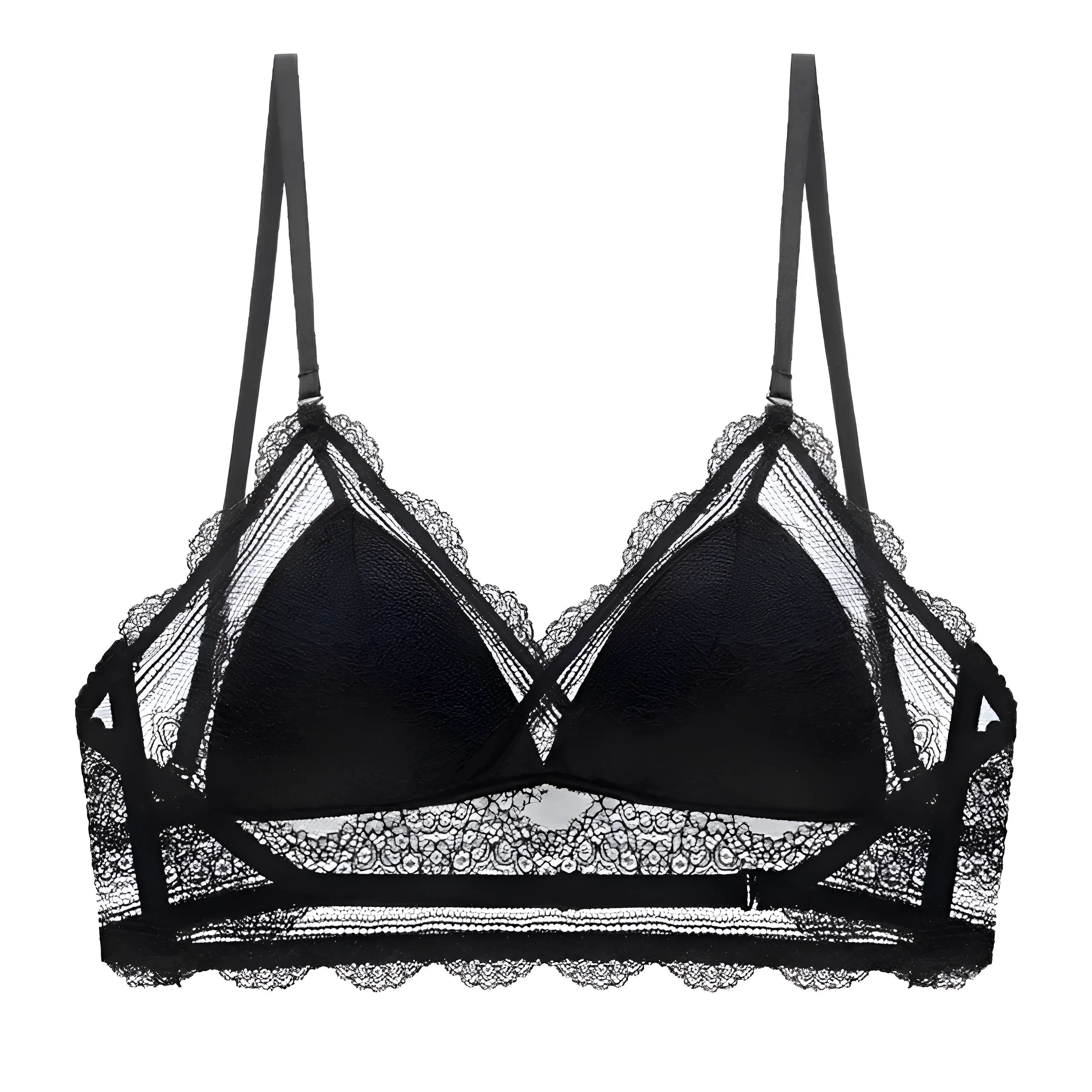 Biustonosz bralette z obniżonym tyłem
