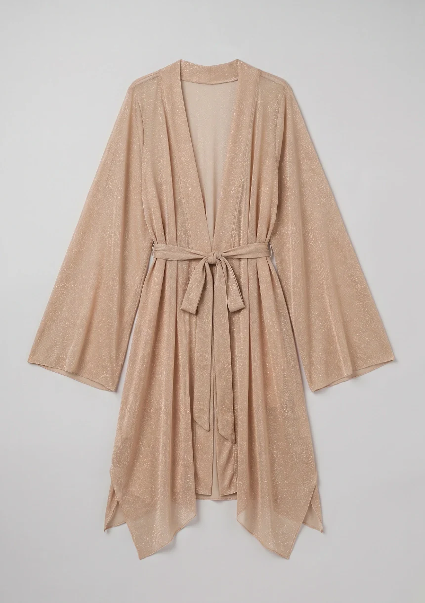 Błyszczące kimono plażowe - Image 4