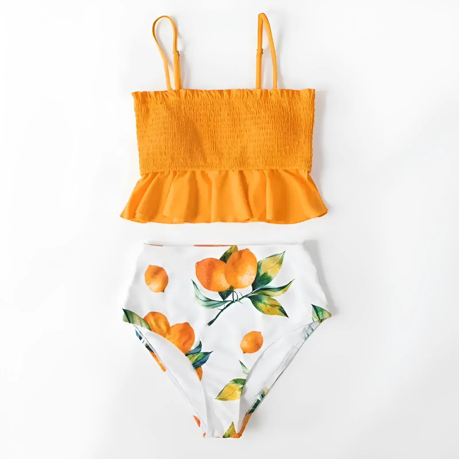 Dwuczęściowy strój kąpielowy bikini z falbanką - Image 13