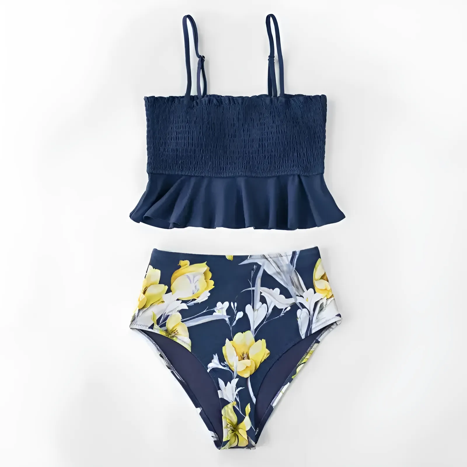 Dwuczęściowy strój kąpielowy bikini z falbanką - Image 17