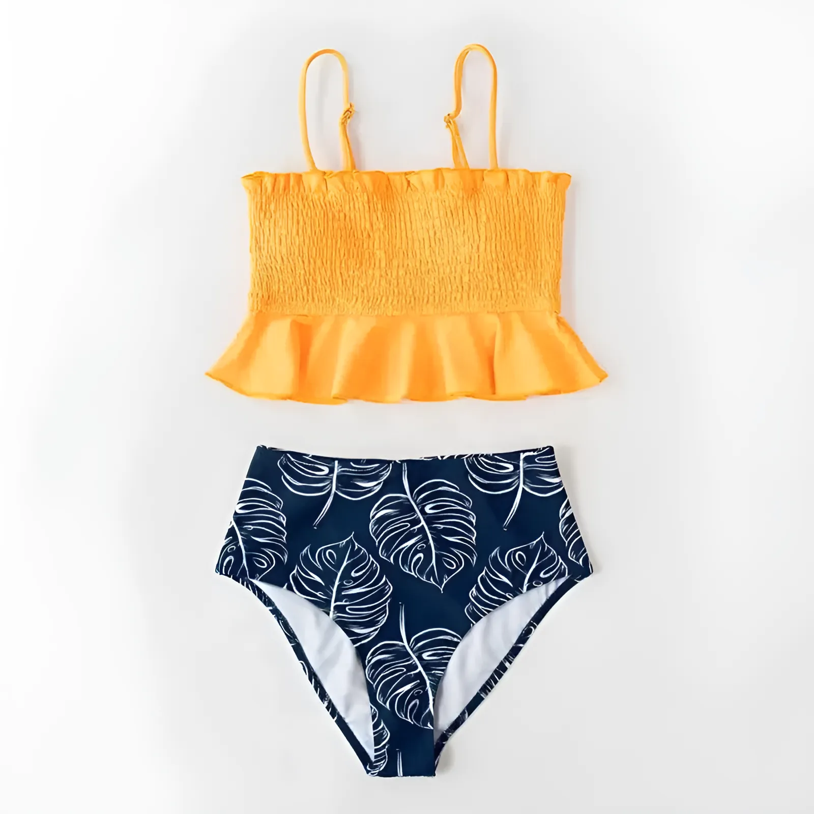 Dwuczęściowy strój kąpielowy bikini z falbanką - Image 25