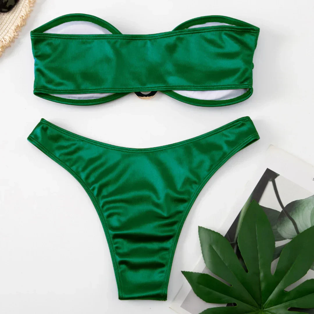 Bikini bez ramiączek z regulowanymi gąbeczkami - Image 26