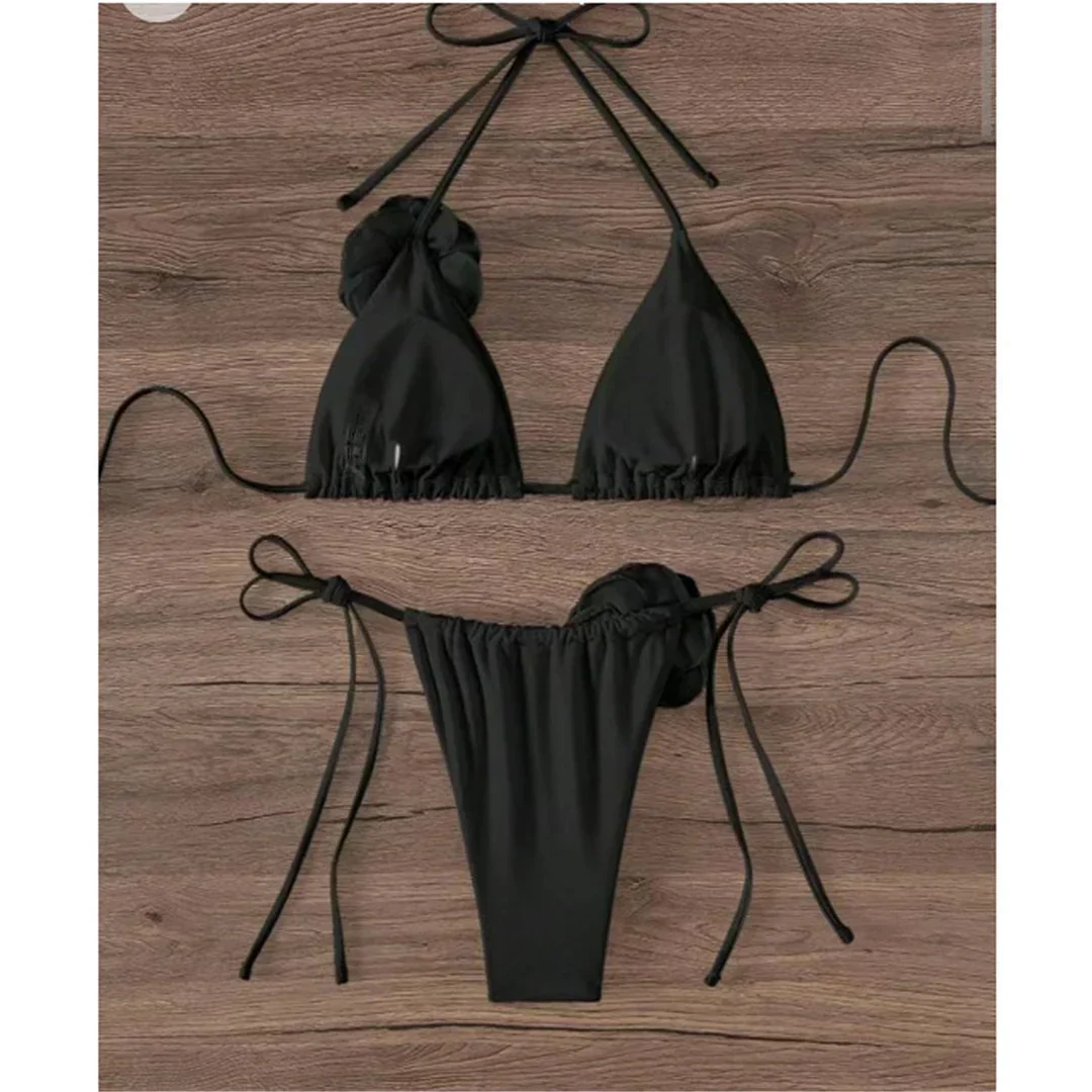 Dwuczęściowy strój kąpielowy z wiązanym bikini - Image 8