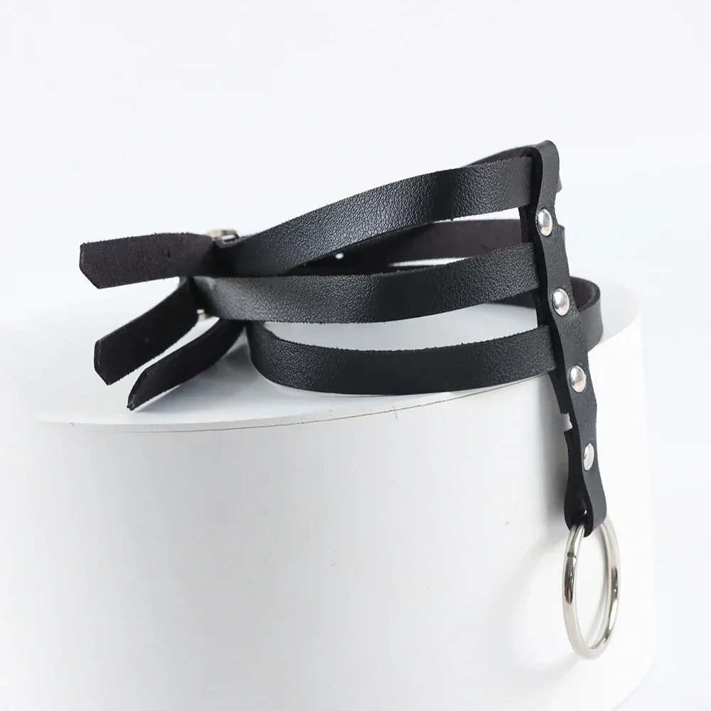 Choker harness z regulowanymi paskami - Image 7