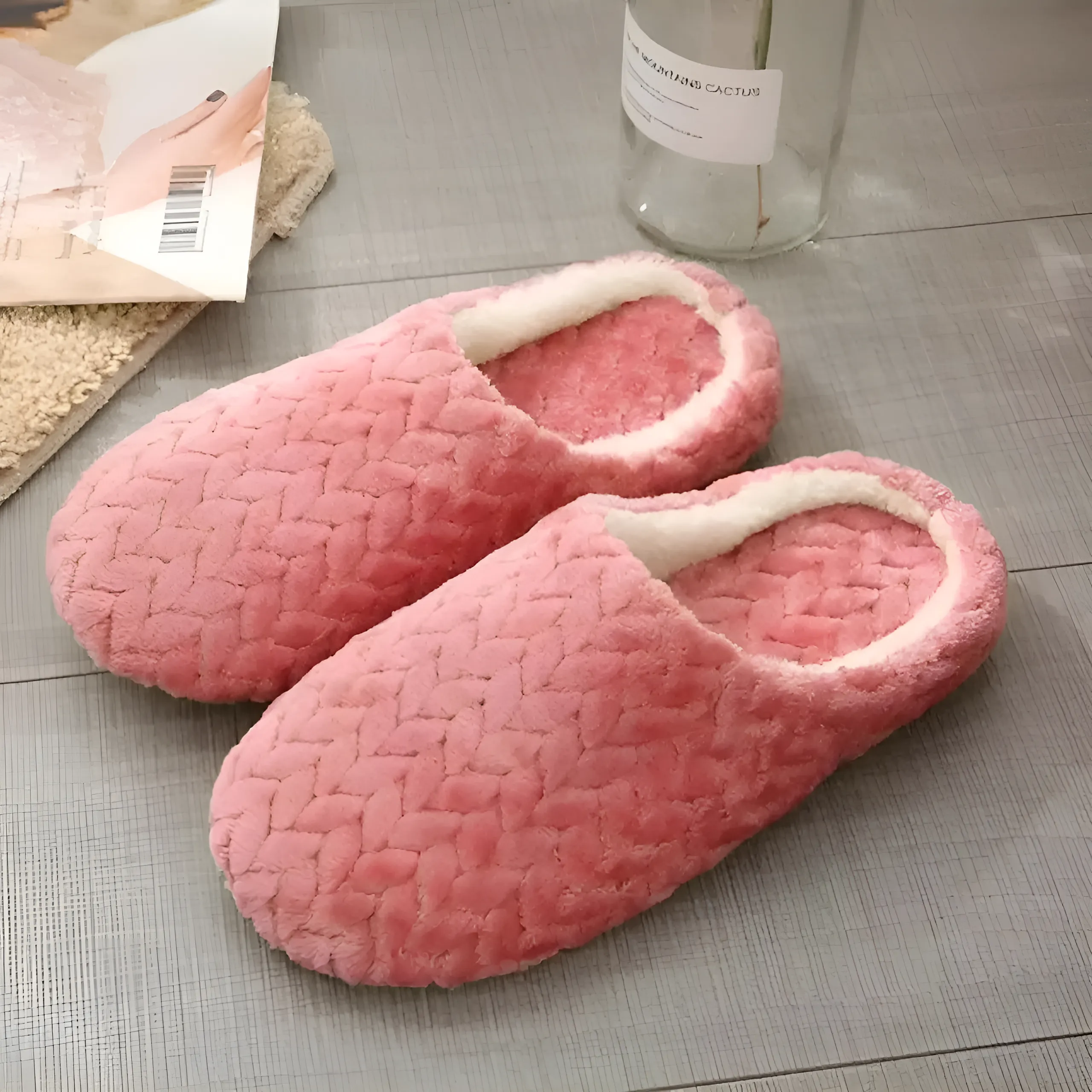 Kapcie damskie plecione - Image 3
