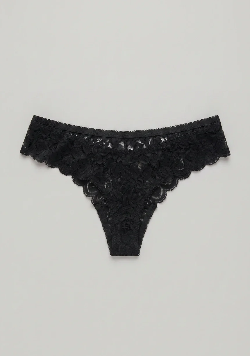 Klasyczne koronkowe stringi - Image 15