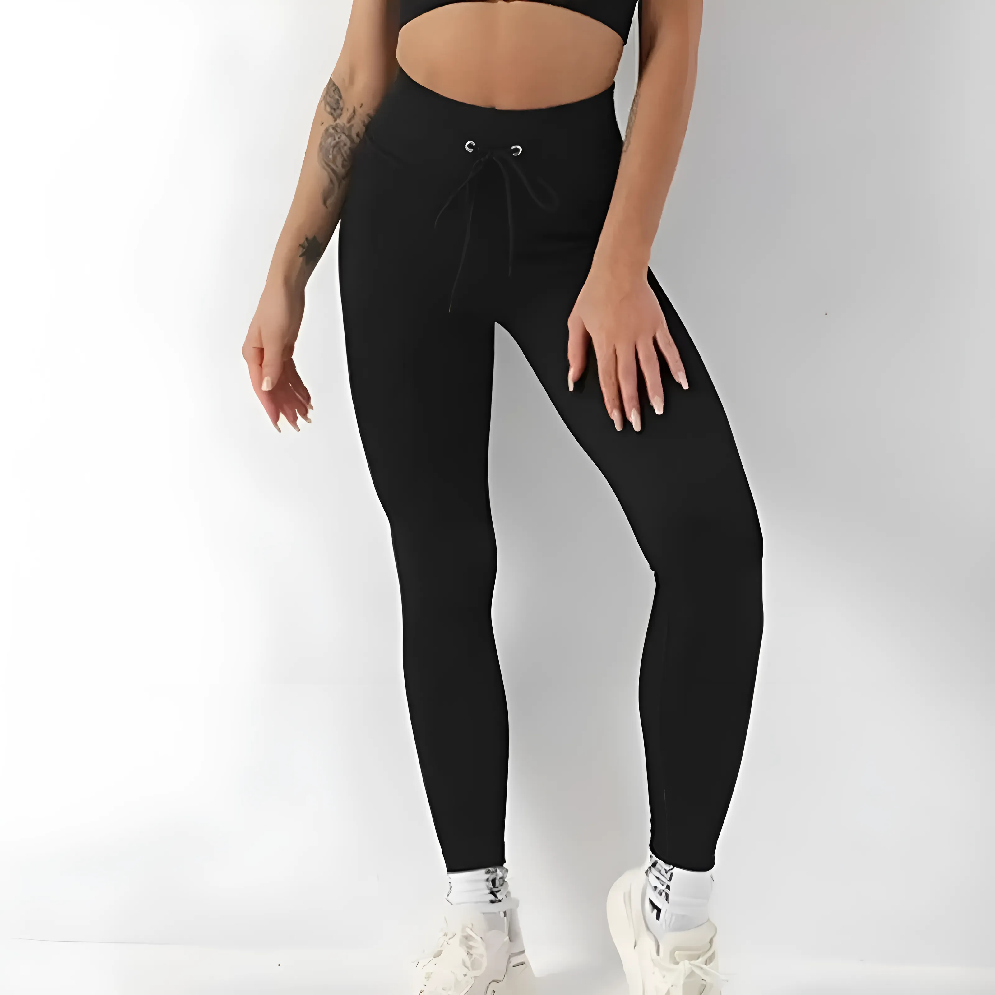 Legginsy sportowe w prążki - Image 6