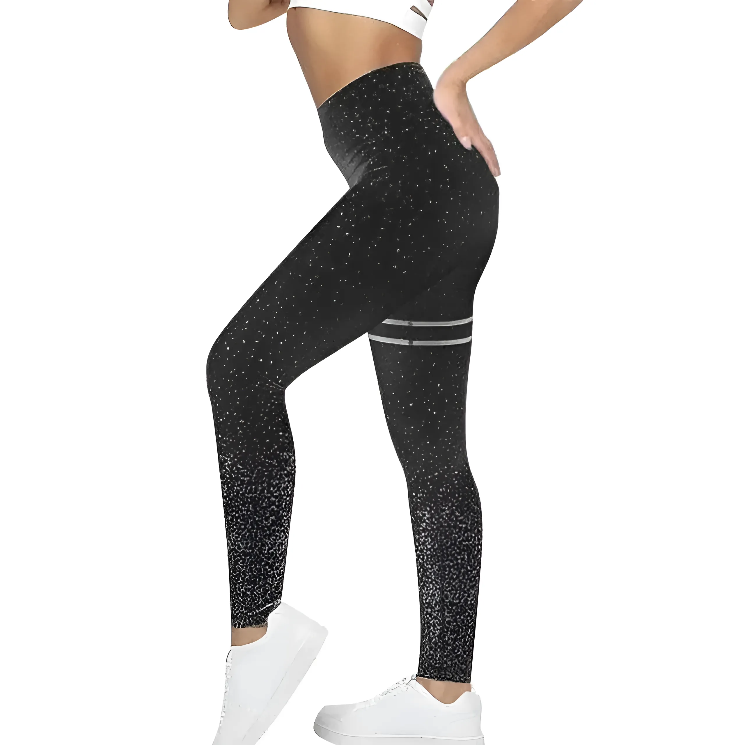 Legginsy sportowe z efektem ombre - Image 2