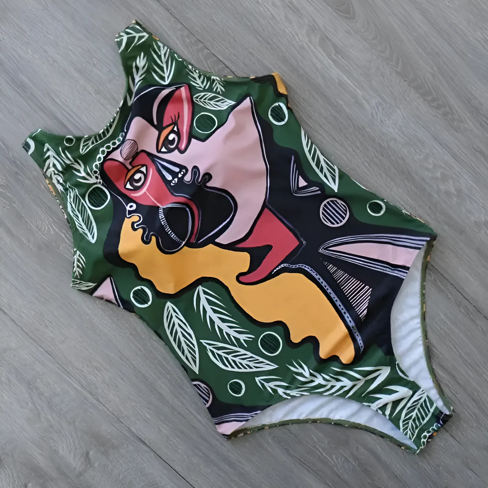Nowoczesny strój kąpielowy jednoczęściowy - Image 2