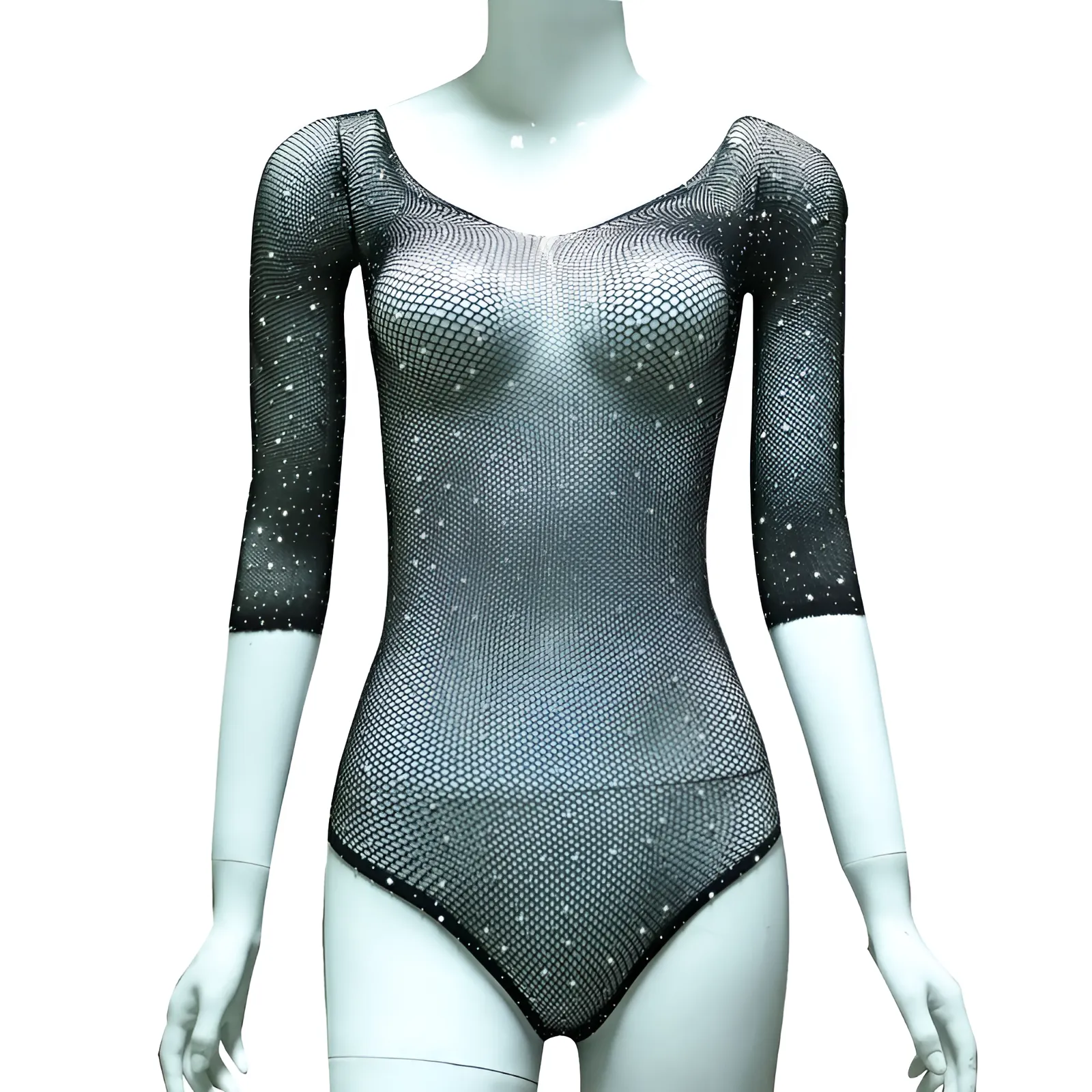 Przeźroczyste body koronkowe - Image 3