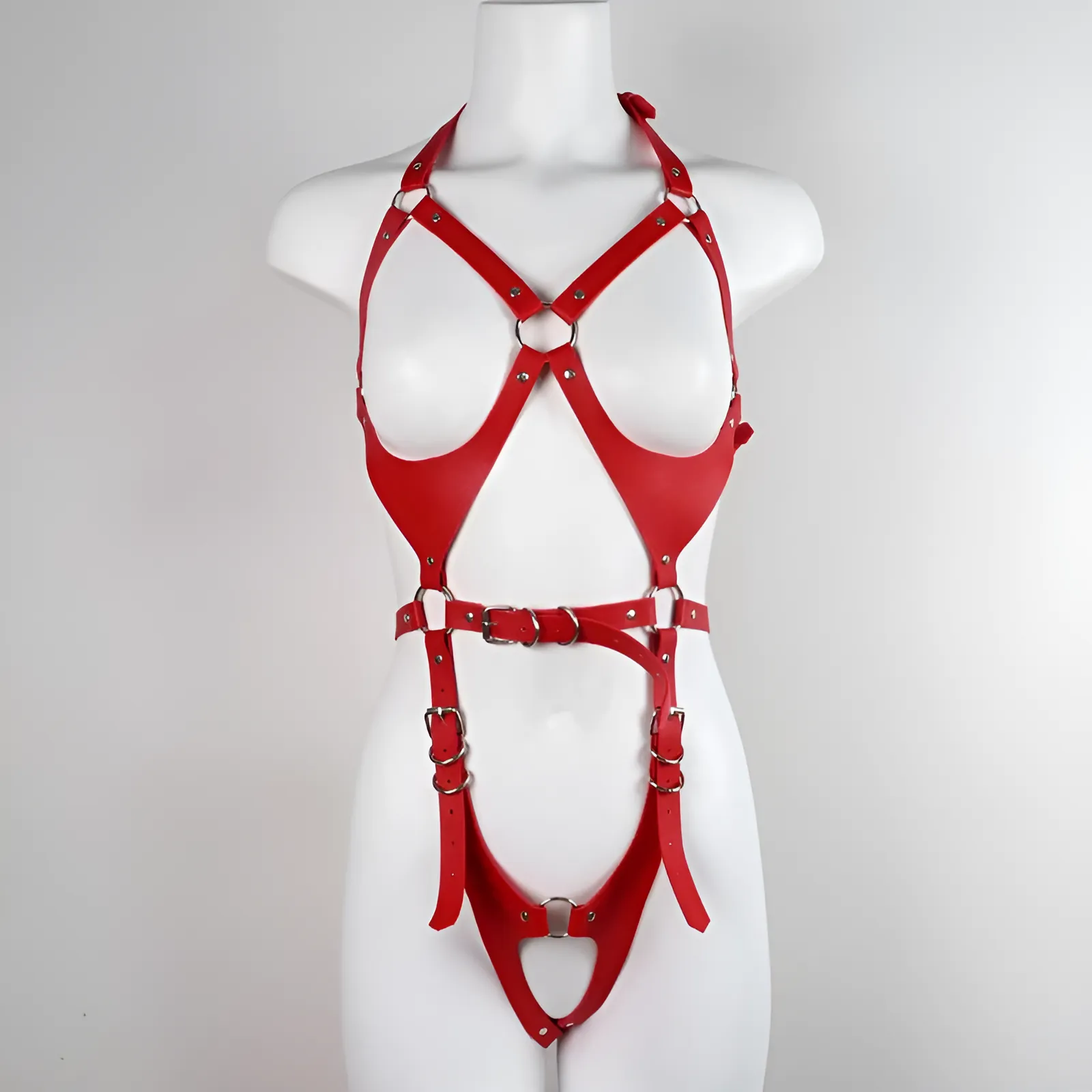 Skórzany harness na całe ciało - Image 4