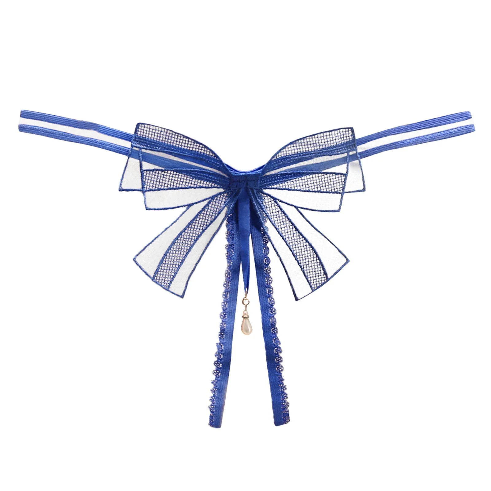 Otwarte stringi z perełką - Image 5