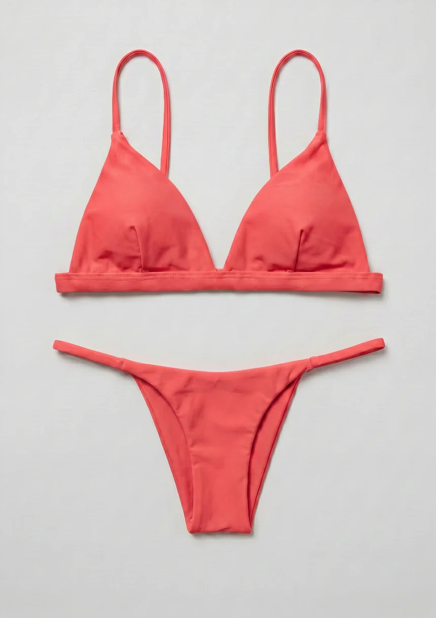 Dwuczęściowy strój kąpielowy bikini z trójkątnymi miseczkami - Image 14