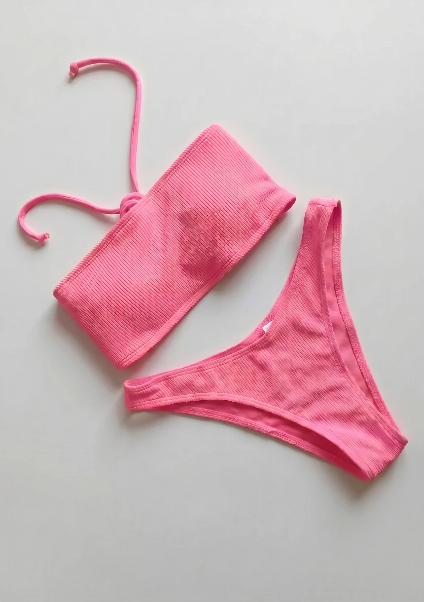 Dwuczęściowy strój kąpielowy bikini bandeau - Image 10