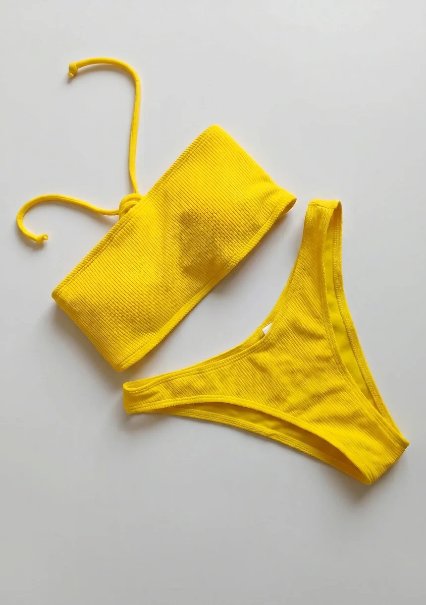 Dwuczęściowy strój kąpielowy bikini bandeau - Image 4