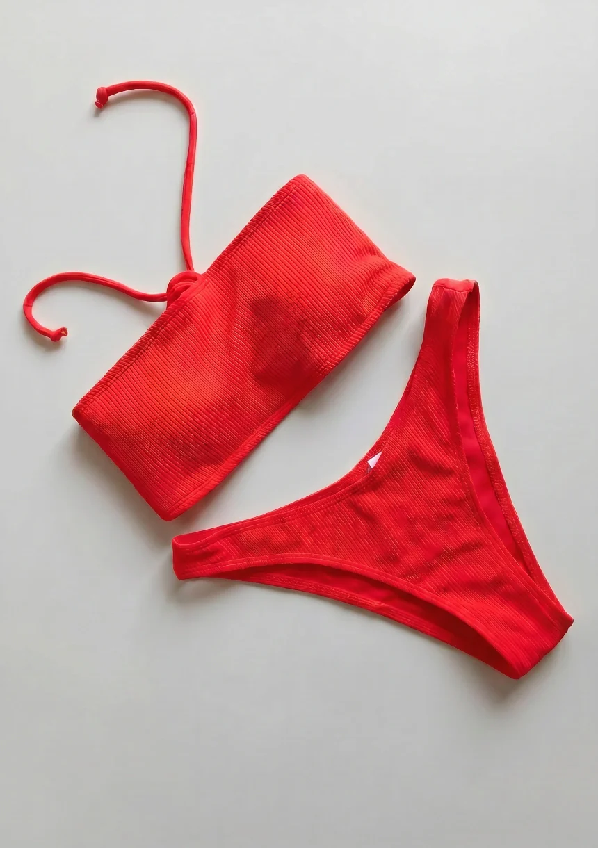 Dwuczęściowy strój kąpielowy bikini bandeau - Image 6