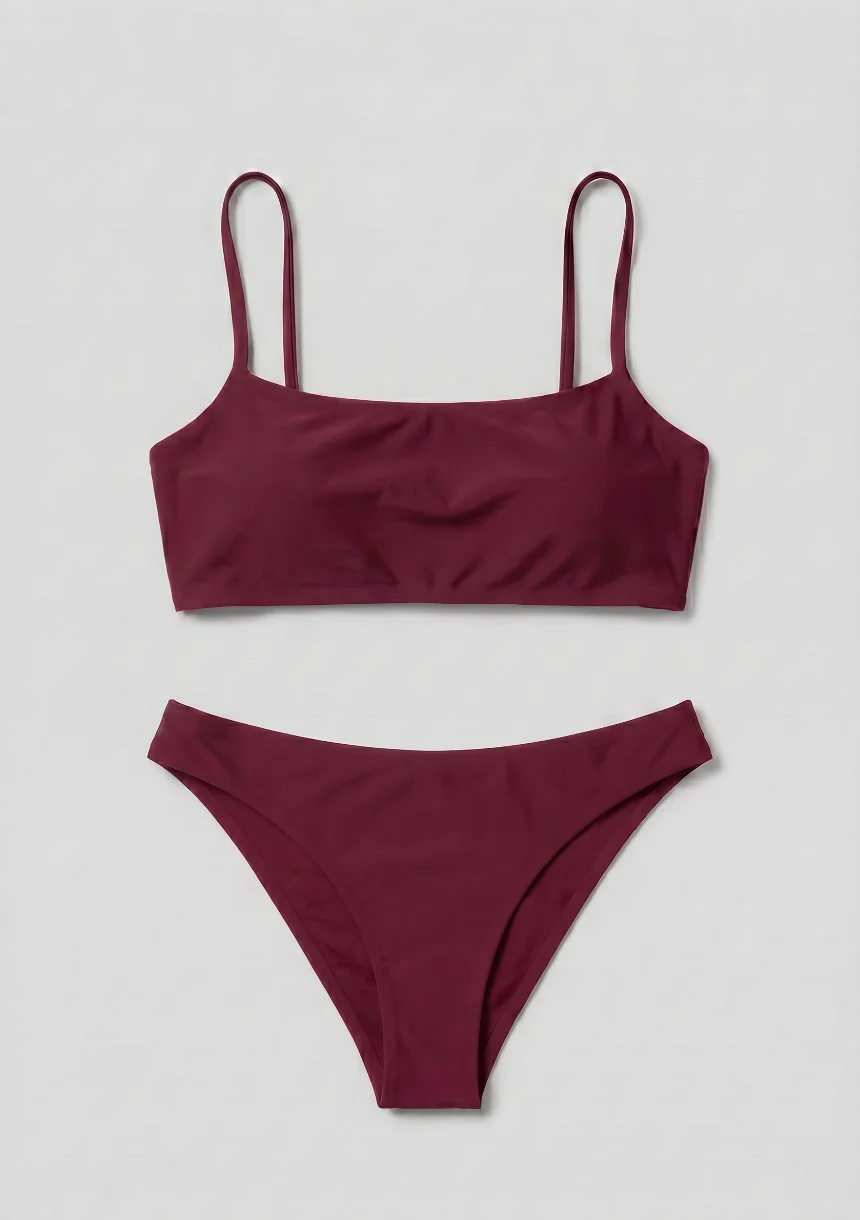 Minimalistyczny dwuczęściowy strój kąpielowy bikini - Image 7