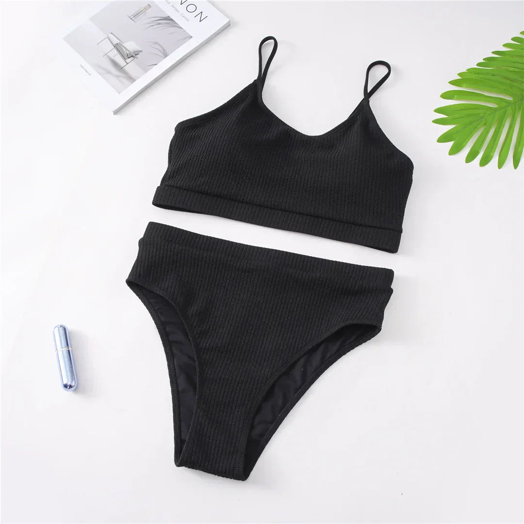 Dwuczęściowy strój kąpielowy plus size z regulowanymi ramiączkami - Image 5