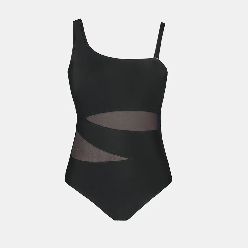 Strój kąpielowy plus size z asymetrycznym krojem - Image 3