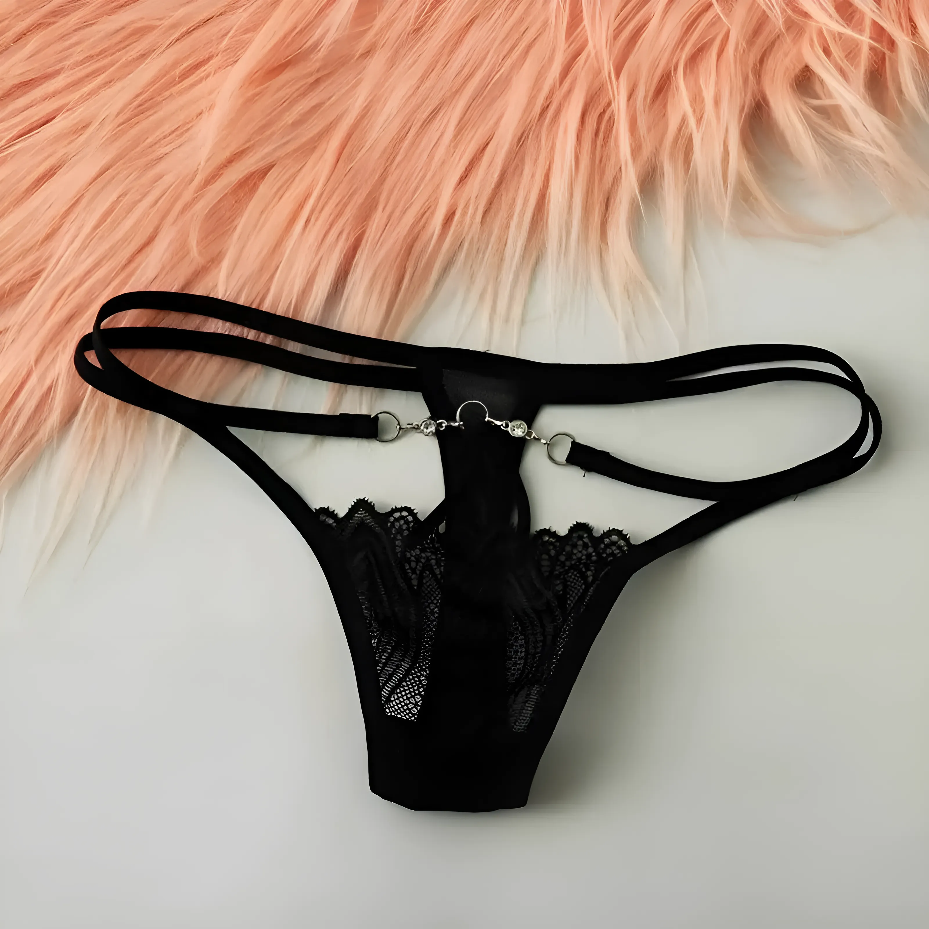 Uniwersalne stringi z ozdobną klamerką - Image 6